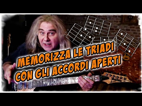 Memorizza le Triadi sulla Chitarra in un Lampo Usando gli Accordi Aperti