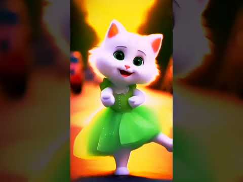 cute cat 🐈 dance performance video song 😁😍