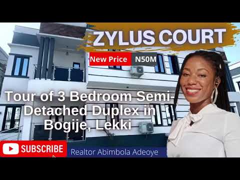 4 bedroom Duplex For Sale Richland Estate, Bogije, Lekki Epe Expressway Ibeju-Lekki Lagos