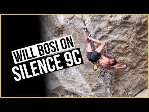 Will Bosi starts work on Adam Ondra's Silence (9c)