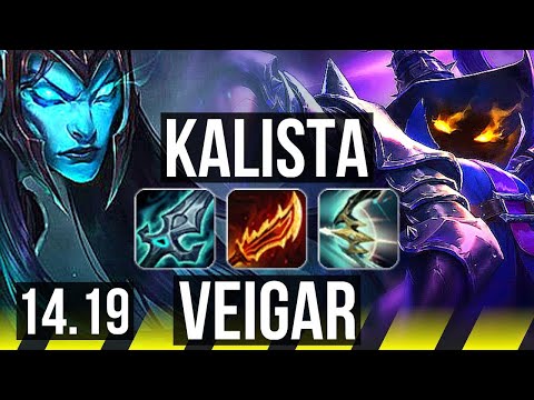 KALISTA & Renata Glasc vs VEIGAR & Blitzcrank (ADC) | 44k DMG, 14/4/14 | EUW Challenger | 14.19