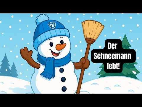 Children's song | Sni-Sna Snowman in Paw Patrol style | We're building a snowman