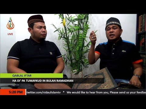 Ha Di' pa Tumaykud in Bulan Ramadhan - Sheikh Mahmud Allama/Sheikh Hakim Isahac Madjid (Tausug)