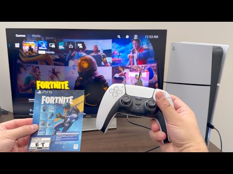 Setting Up My Fortnite PS5 Slim for The First Time