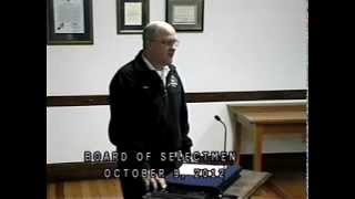 preview picture of video 'Uxbridge Board of Selectmen: 2012-10-09.  Resident Updates Board on Town's Own Lawsuits/Litigation !'