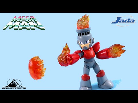 Jada Toys Mega Man 1/12 Scale FIRE MAN Video Review