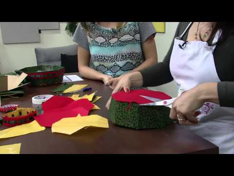 Mulher.com 24/09/2014 - Cesta Natalina Alecria por Ana Santiago