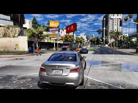► GTA 6 Graphics - BMW M5 E60! ✪ M.V.G.A. - Gameplay! 2017 Realistic Graphics MOD 60FPS