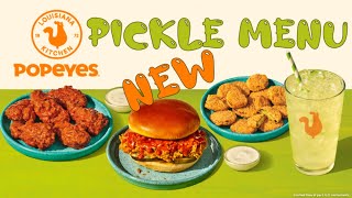POPEYE'S PICKLE MENU ***NEW***