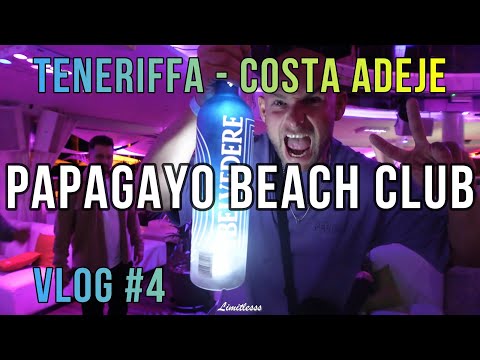 Holiday in Tenerife 🇪🇸 | PAPAGAYO BEACH CLUB 🪩 - Birthday Party Vlog #4 - LAS AMERICAS #party