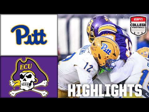 Military Bowl: Pittsburgh Panthers-East Carolina Pirates | Full Game Highlights | ESPN