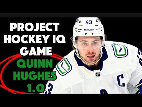 The Hockey IQ Game | Quinn Hughes | Vancouver Canucks