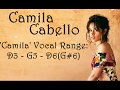Camila Cabello - 'Camila' Vocal Range: D3 - G5 - D6(G#6)