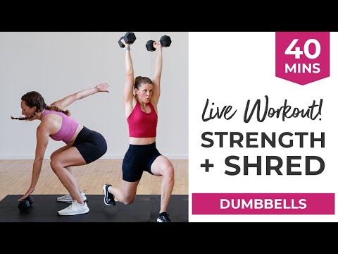 LIVE 30 Minute Full Body Shred Workout