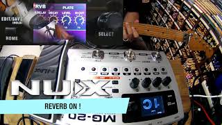 Video thumbnail for How to get a good lead tone from the NUX MG 20 Multi effect pedal by NUX
