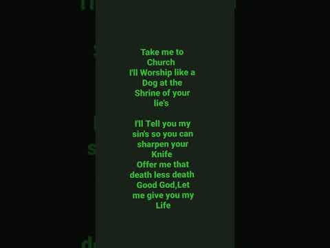 Hozier-Take me to Church (Lyrics)