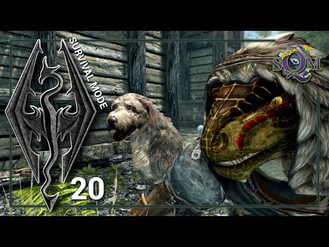 Rjorn's Drum, Sanctuary & Meeko - Skyrim Survival - Part 20 - Argonian Mage