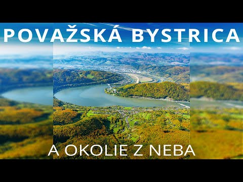 Povazska Bystrica a okolie z neba