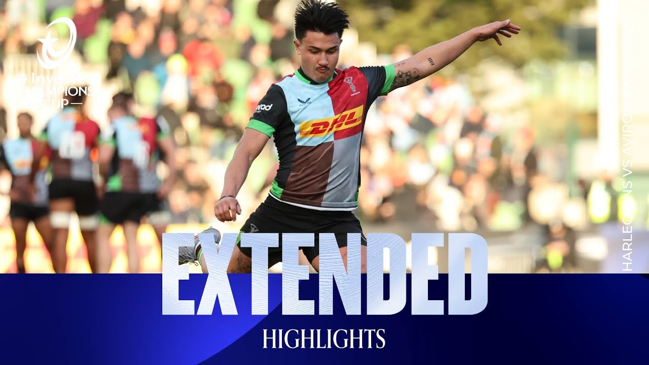 Extended Highlights - Harlequins v Aviron Bayonnais | Investec Champions Cup 2025/26