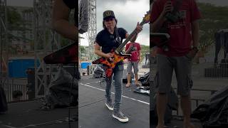 Eet Sjahranie, EDANE “Jadi Beken” soundcheck at Nusantarock 1.2 Samarinda  16Des23