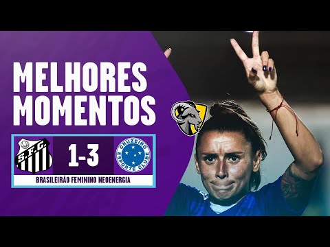 Gols e lances de Santos x Cruzeiro