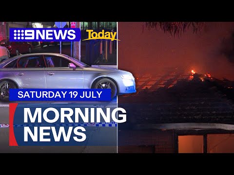 Investigation into suspected Sydney road rage incident; Melbourne house fire | 9 News Australia