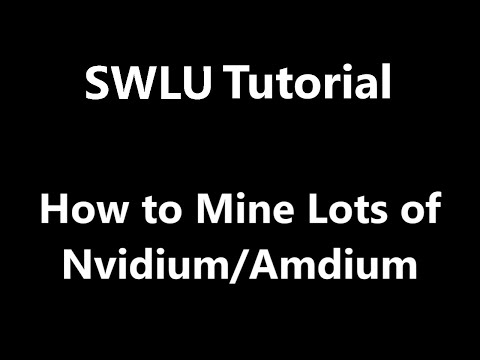 X3AP SWLU: Mining Vast Quantities of Amdium