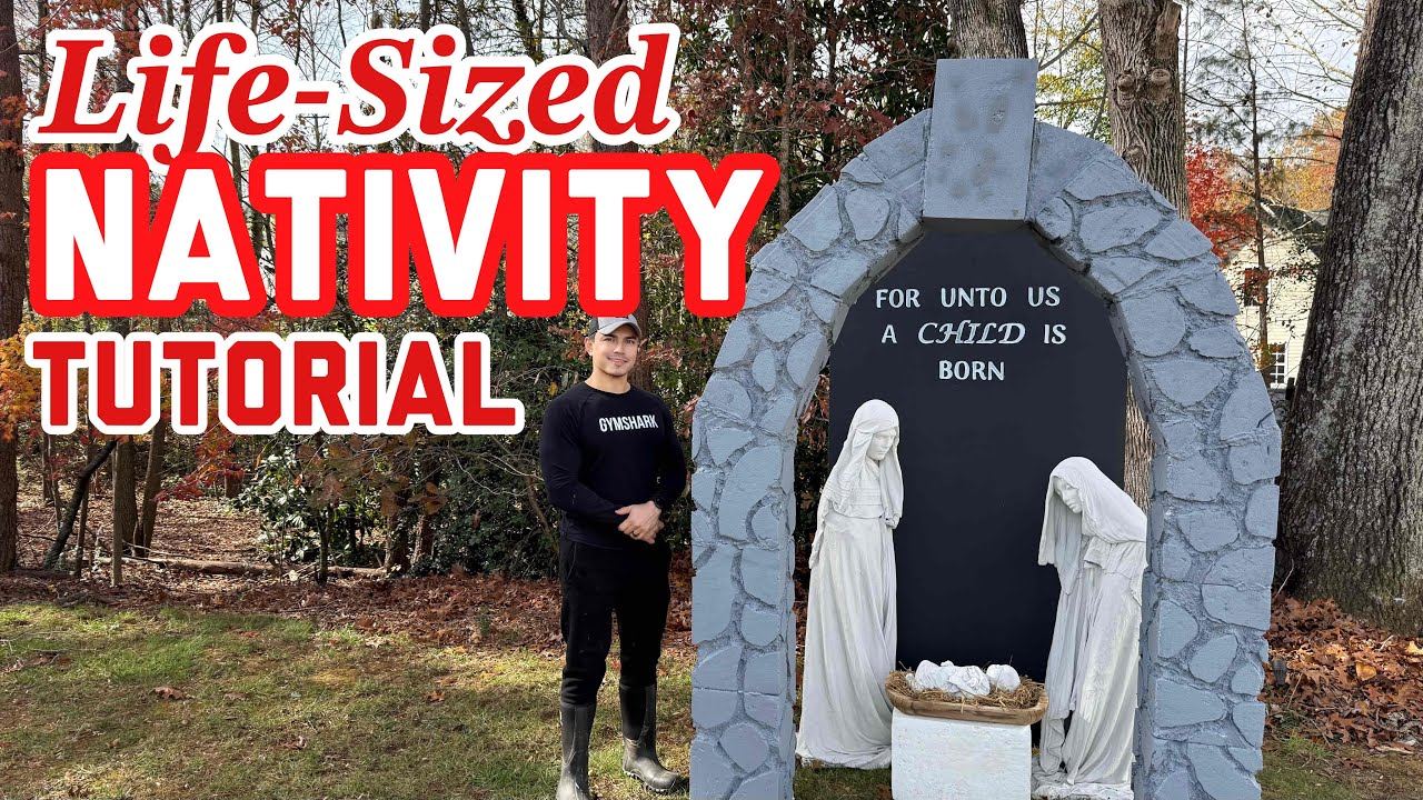 DIY Life-Sized Nativity Scene: Complete Tutorial!
