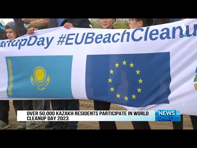 В Акции «WORLD CLEANUP DAY» приняли участие более 50 тысяч казахстанцев