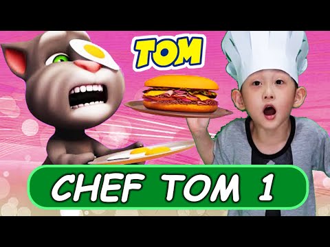 👨🏻‍🍳🍔 Chef Tom vs. Chef Hank Cooking Show - Talking Tom Shorts in REAL LIFE (S2 Episode 11)