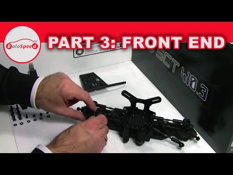 Tekno SCT 410.3 KIT - PART 3: FRONT END WITH STEERING 1/10 Short Course Truck