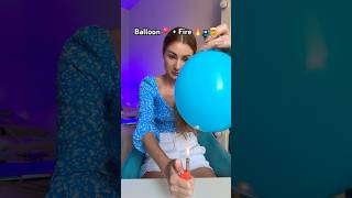 Balloon + Fire = Viral Experiment 🎈✨ #funny #tricks #tiktok