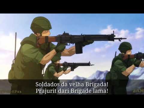 ［Spesial 100 subscriber］Lagu pasukan payung Brazil "dragões do ar" Sub Indo (turn on CC)