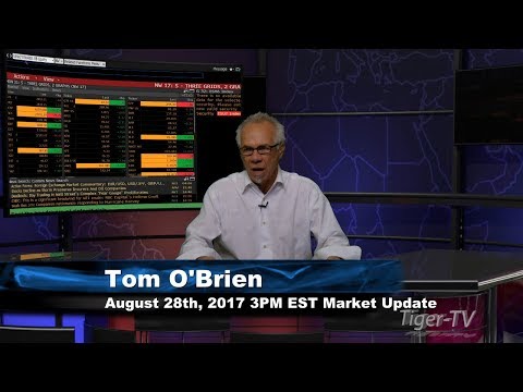 August 28th 3PM Stock Market Update by Tom O'Brien on TFNN