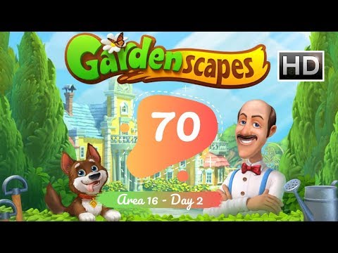 Gardenscapes Story Part 70 - Area 16 Day 2 - Gameplay Walkthrough [HD]