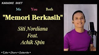Download lagu Memori Berkasih Karaoke Duet | Part Cowok - Male Part Only Tanpa Vokal Cewek | Siti Nordiana & Achik mp3