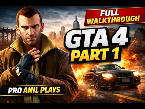 GTA 4 Gameplay Part 1 | Hindi | PC Walkthrough