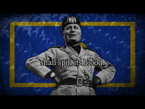 Italian Fascist Song - "Duce! Duce! Duce!"