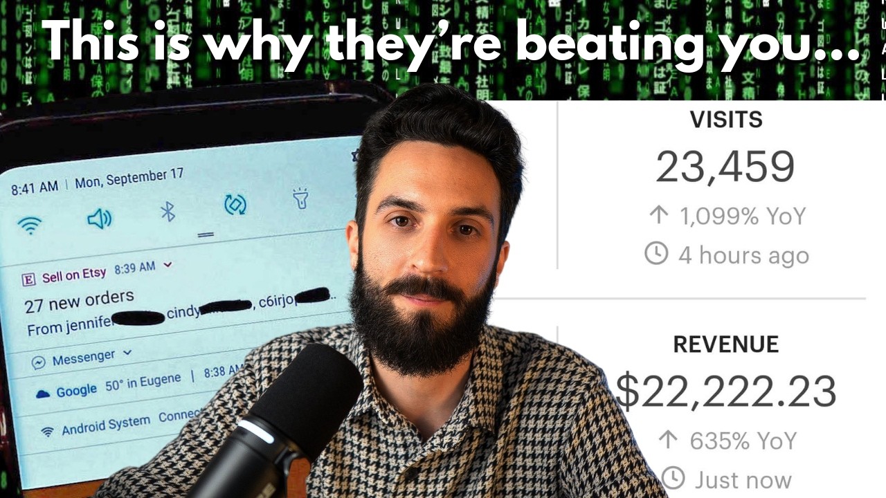 their etsy listings will always beat yours, because of this invisible rule