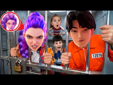 UTKU ASEL ! İBLİS AVCILARI KPOP DEMON HUNTERS RUMİ VE SAJA BOYS JİNU HAPİSTEN KAÇTI !!