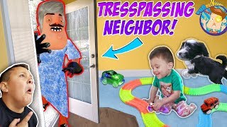 OUR NEIGHBOR BROKE INTO OUR HOUSE! Trespassing Problems + Puppy Takes Shawns Toy |FUNnel Vision Vlog