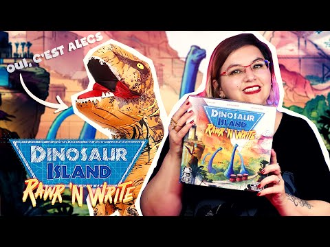 [Règles & Partie] DINOSAUR ISLAND - RAWR'N WRITE | 2 joueurs | Catch Up Games | VOD Live