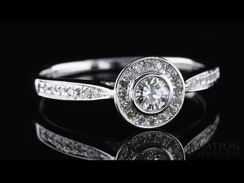 9ct White Gold 0.25ct Diamond Ring
