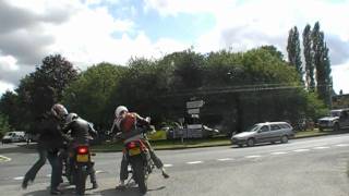 preview picture of video 'Driving Through Le Poteau, Gouarec, Cotes d'Armor, Brittany, France 12th July 2009'