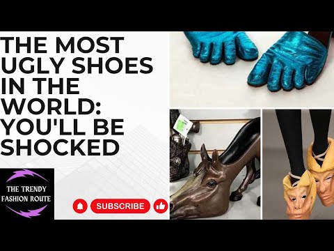 The Most Ugly Shoes in the World: You'll Be Shocked. #uglyshoes #boldstatement #fashion #shoegame