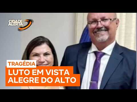 Enterrados os corpos de prefeito e primeira-dama de Vista Alegre do Alto (SP)