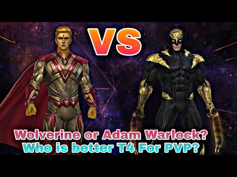 Wolverine or Adam Warlock? Who is better T4 For PVP? - Marvel Future Fight