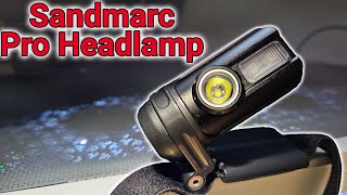 Sandmarc Pro headlamp review ultra light 360 rotator headlamp