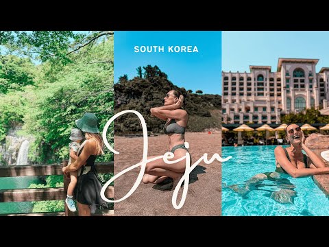 Coisas divertidas para fazer em Jeju, Coreia do Sul (Cheonjiyeon Falls/Jungmun Saekdal beach/Lotte resort de luxo)