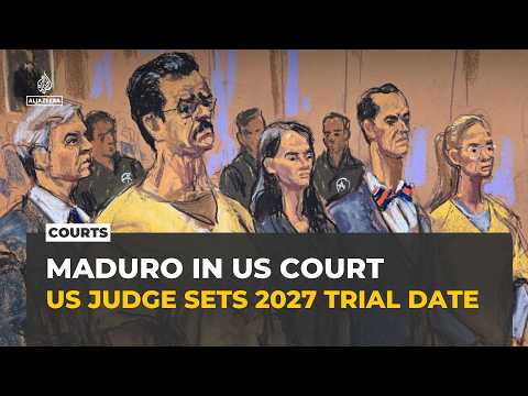 US judge sets 2027 trial date for Venezuela's Maduro and wife ...